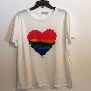 NWOT Miss Look love tee